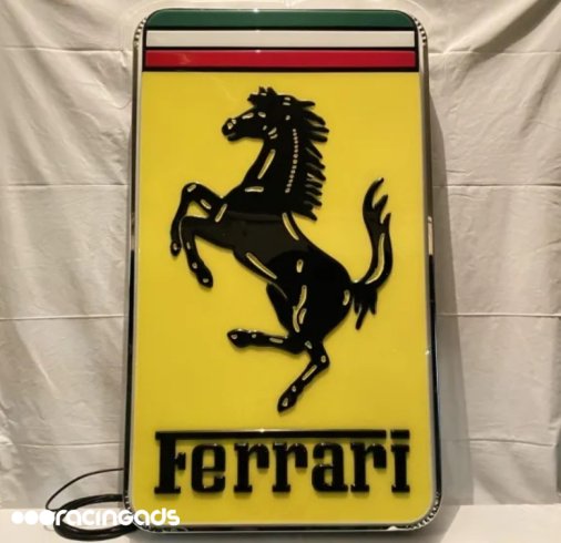 Ferrari Neon Modena Logo sign