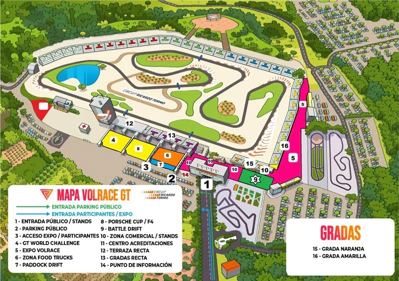 Mapa Volrace
